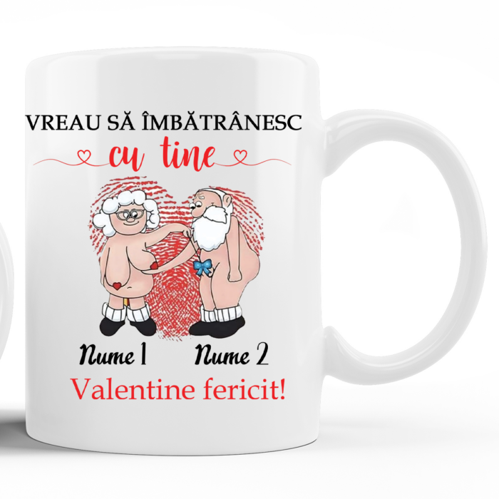 Cana personalizata cu nume Valentine's Day 2